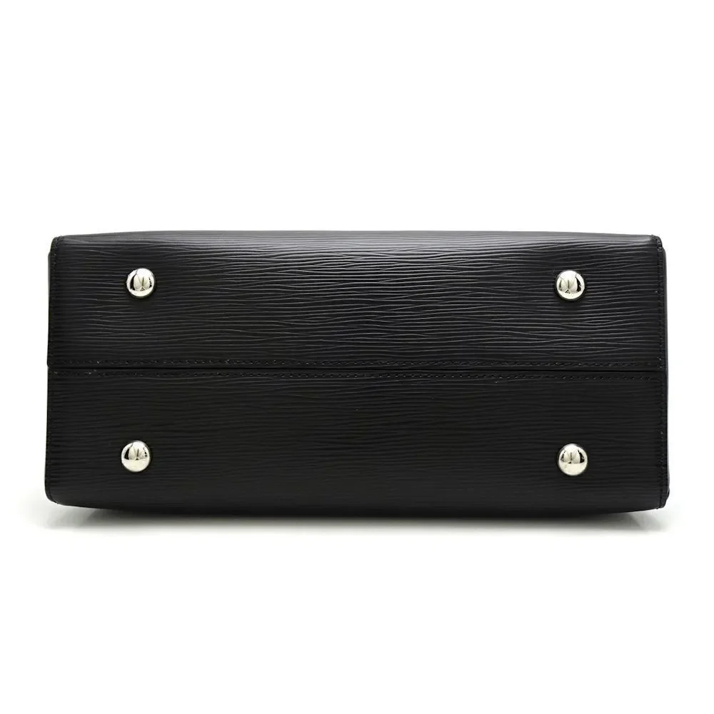 Louis Vuitton Epi Grenelle MM Noir Handbag Black